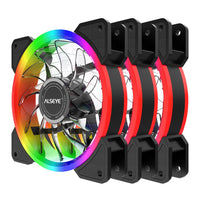 ALSEYE CRLS-300DS D-RINGER 3*120mm Computer Led Case Fan kit Adjustable RGB +2*Strip | CRLS-300DSD-Ringer  | A0117