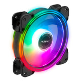 ALSEYE Halo 4.0 120mm Computer Led Case Fan kit Adjustable RGB | Halo 4.0 AURA | A0118