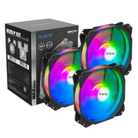 ALSEYE Max Series 120mm Cooling Fan 3pcs Set Adjustable RGB | MAX FAN KITBLACK | A0119